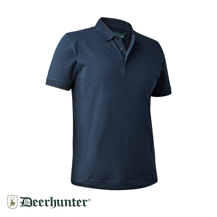 DEERHUNTER%20Polo%20Yaka%20K.Kollu%20Lacivert%20Tişört%202XL