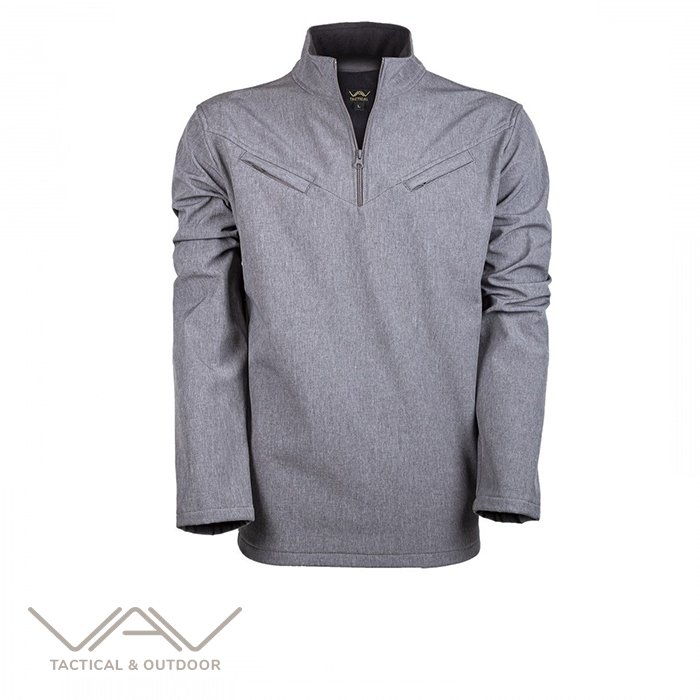 VAV%20Shellsw-01%20Softshell%20Sweatshirt%20Gri%20L