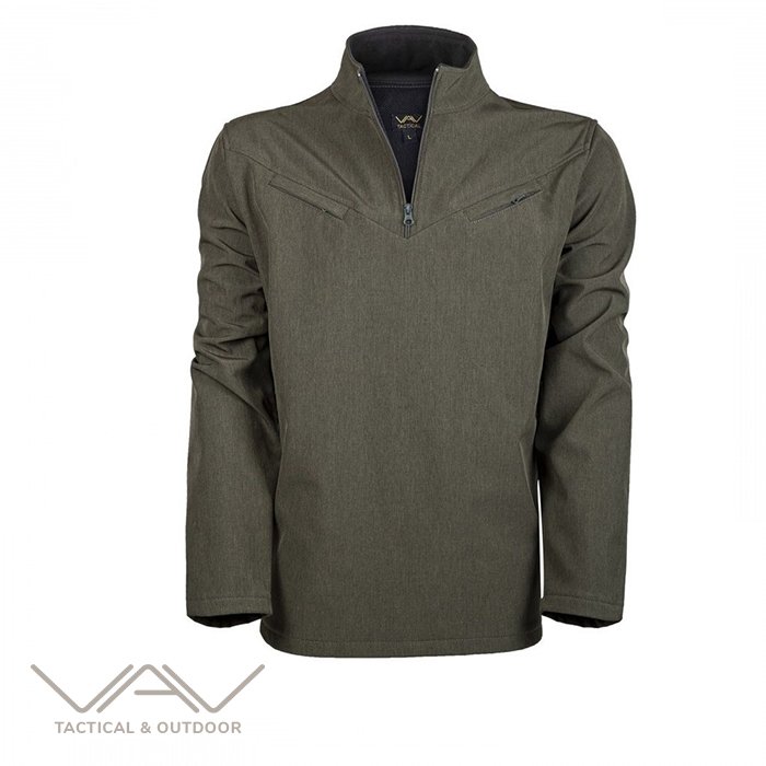 VAV%20Shellsw-01%20Softshell%20Sweatshirt%20Haki%20M