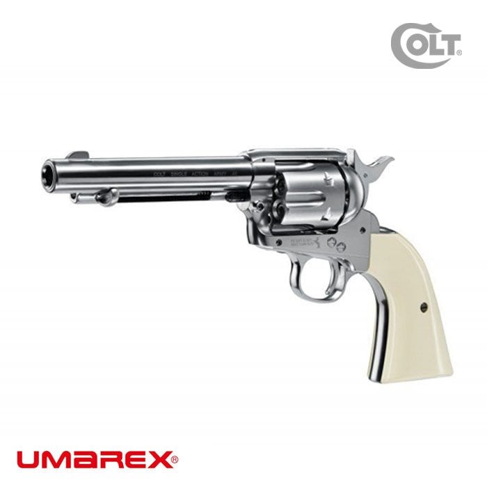 UMAREX%20Colt%20Saa%2045%204,5MM%20-%20Nikel%20-%20Havalı%20Tabanca