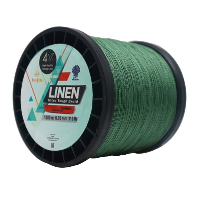 DFT%20Bojin%204X%20Linen%20İp%20Misina%200.70%20mm%20%201000%20m%20%20Yeşil