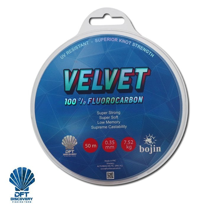 DFT%20Bojin%20Velvet%20Fluorocarbon%2050%20m%200.35%20mm%20Misina