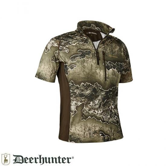 DEERHUNTER Yaka Fermurlı K.Kollu R.Tree Tişört 2XL