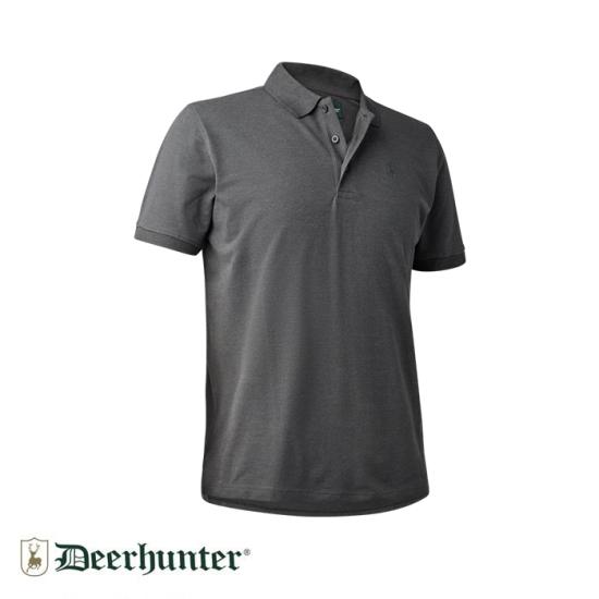 DEERHUNTER Harris Polo Yaka Gri Tişört M