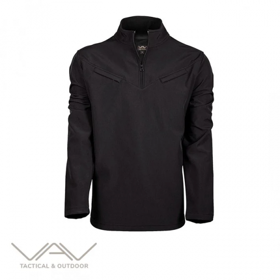 VAV Shellsw-01 Softshell Sweatshirt Siyah XXL