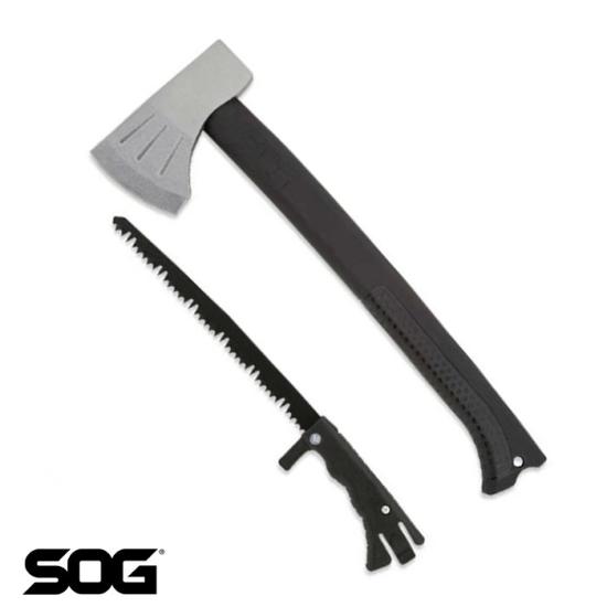 SOG F17N Backcountry Axe Balta ve Testere Seti