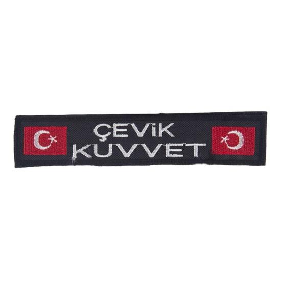 Çevik Kuvvet Bayraklı Nakışlı Cırt