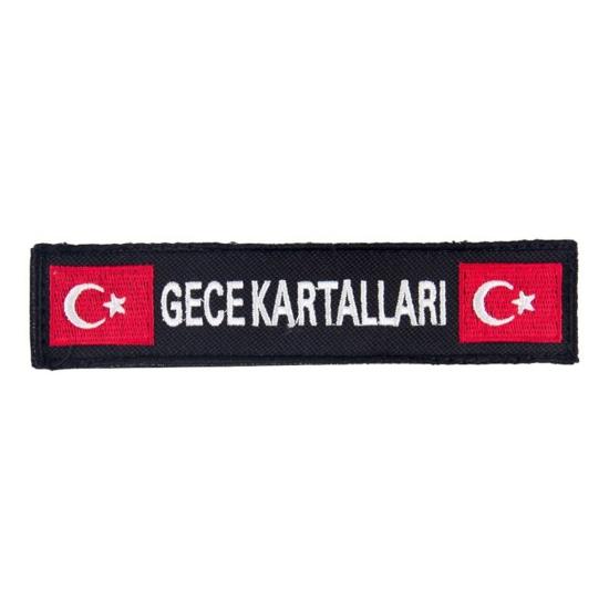 Gece Kartalları Bayraklı Nakışlı Cırt