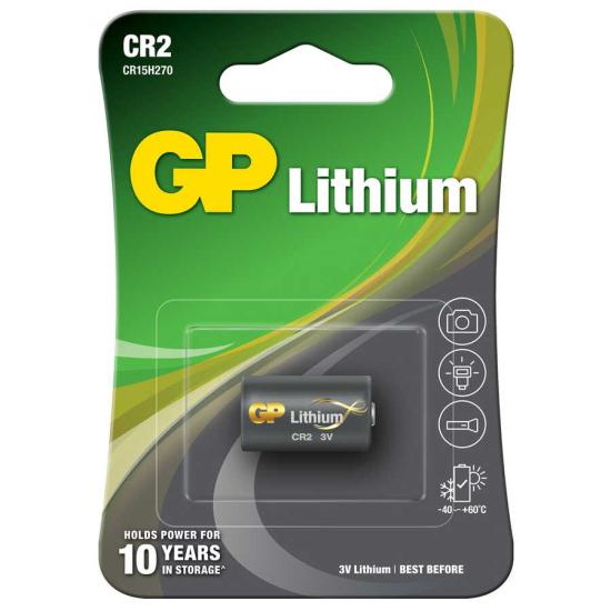 GP Batteries GPCr2 DlCr2/Cr2, Boy Lityum Pil, 3 Volt, Tekli Kart