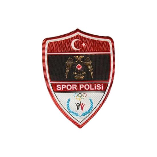 Spor Polisi Kol Arması Yeni 3 Boyutlu