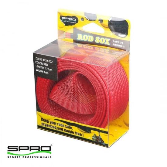 T.D. SPRO Rod Sox Kamış Koruyucu Kılıf 170x4 Kırmızı