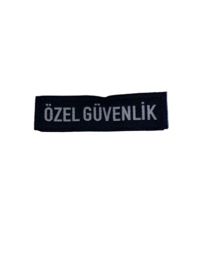 Özel Güvenlik Nakış Patch