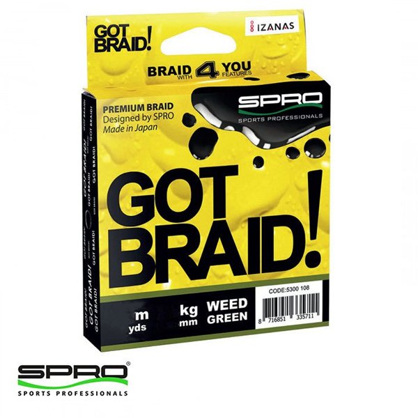 SPRO%20Got%20Braid!%200,20MM%20300M%20Yeşil%20İp%20Misina